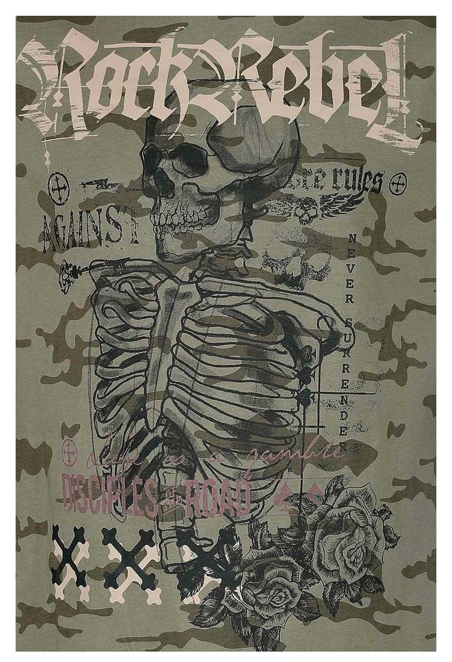 New Rock Rebel Rock Rebel Skeleton T-Shirt