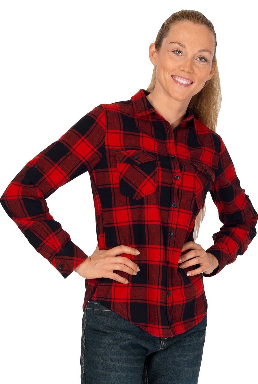 Clearance Brandit Brandit Amy Women'S Flannel Blouse