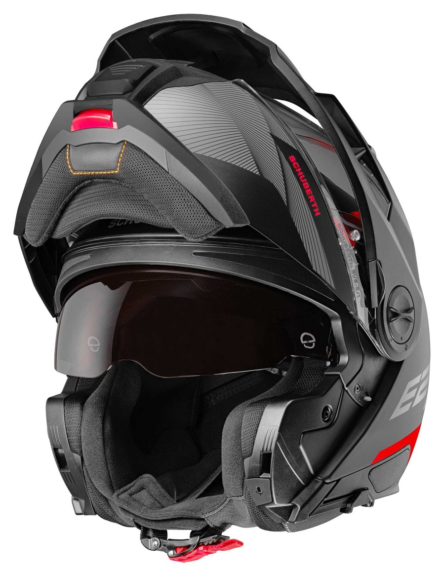 Best Schuberth Schuberth E2 Defender Red