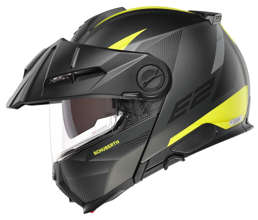 Clearance Schuberth Schuberth E2 Defender Yellow