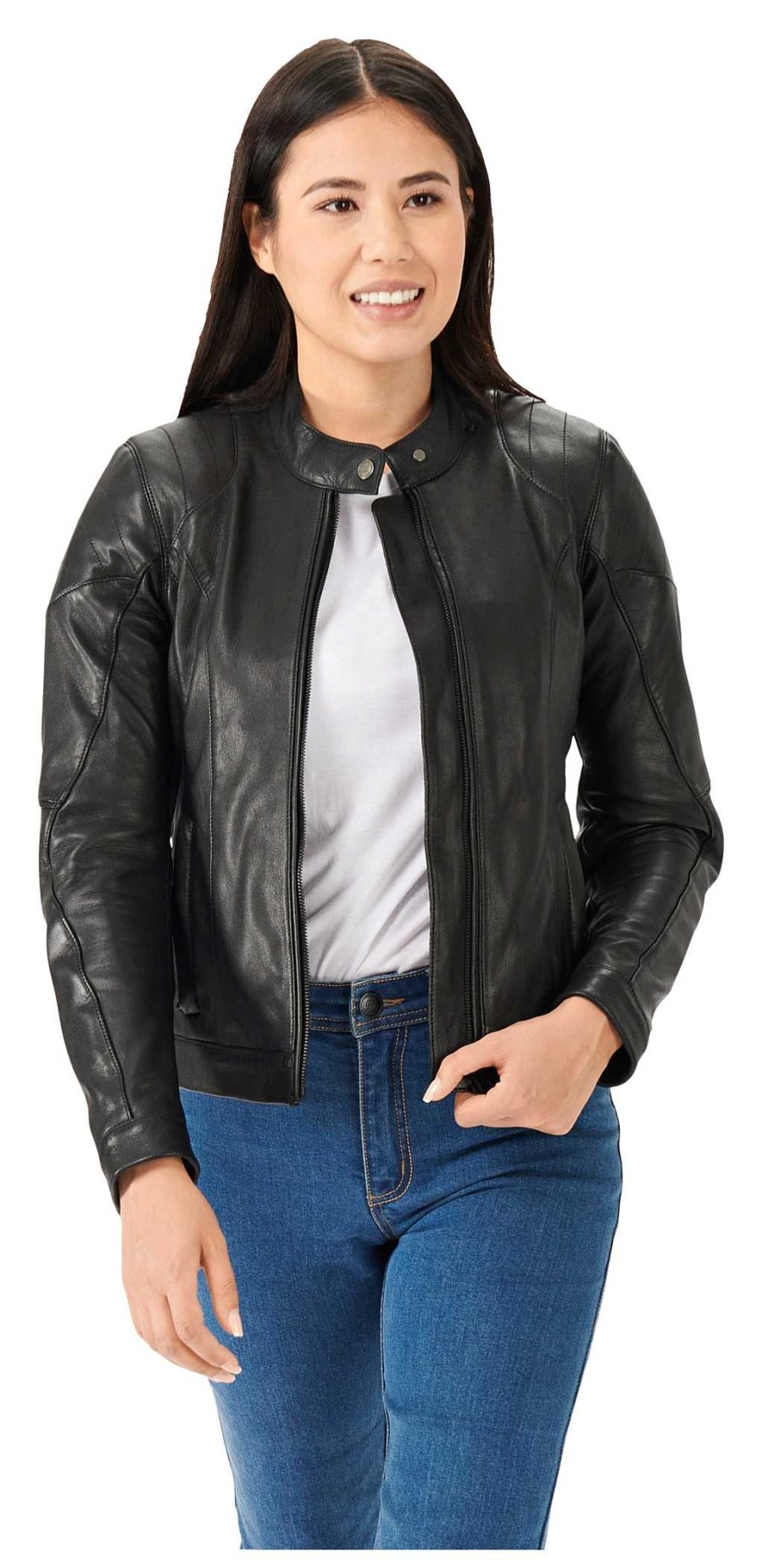 New Detlev Louis Detlev Louis Dl-Jw-5 Women'S Leather Jacket