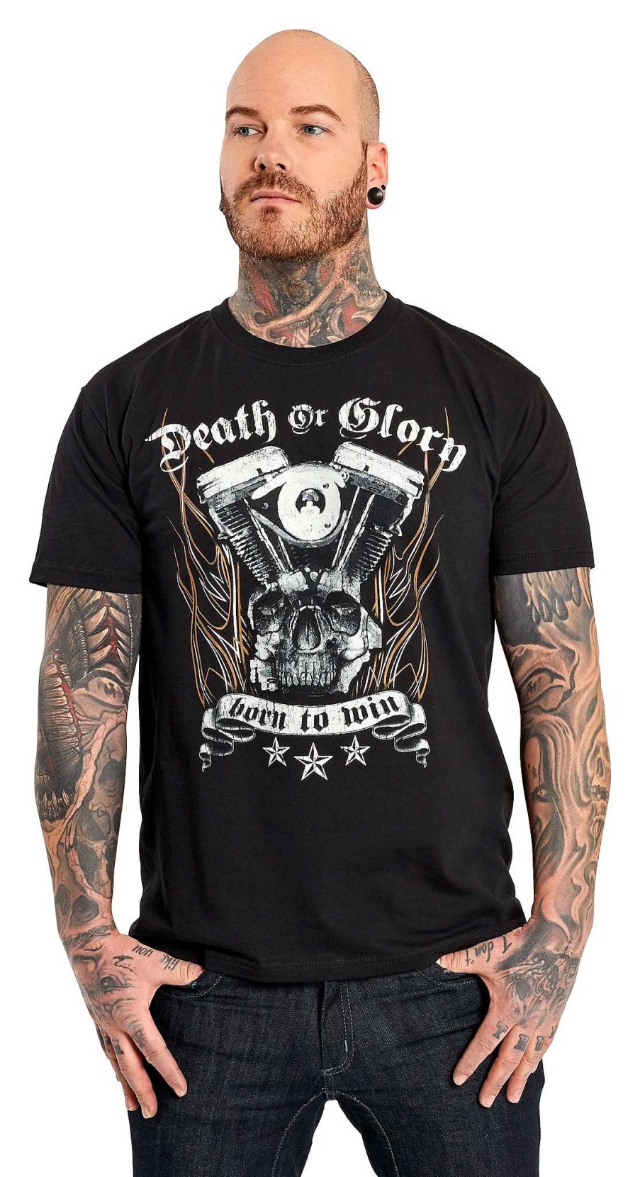 Online Louis Art Worx "Death Or Glory" T-Shirt