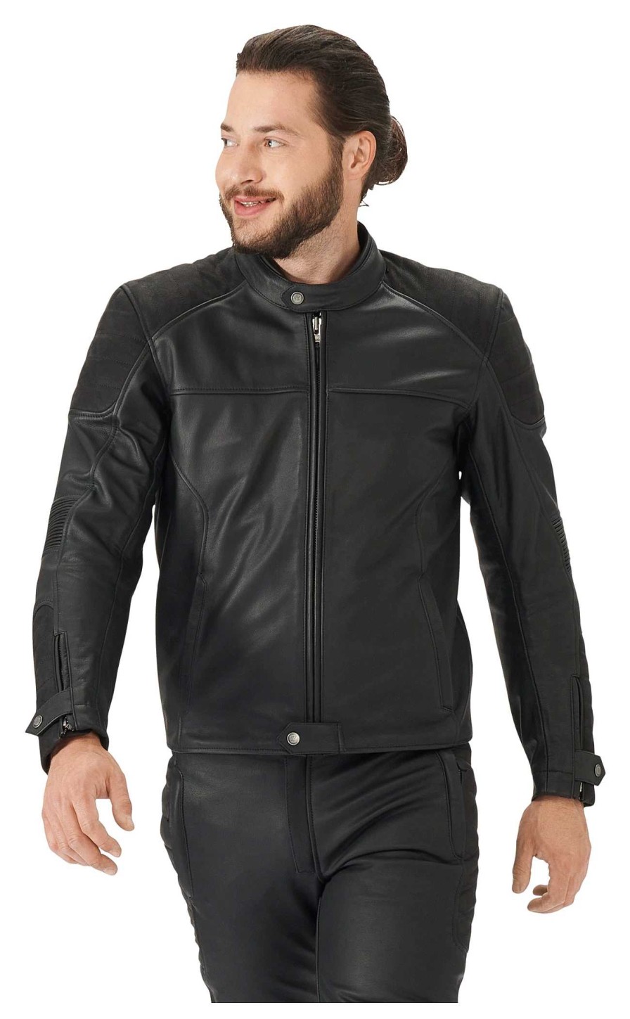 New Detlev Louis Detlev Louis Dl-Jm-5 Leather Combination Jacket