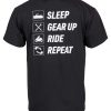 Clearance Louis Sleep, Gear Up, Ride, Repeat T-Shirt