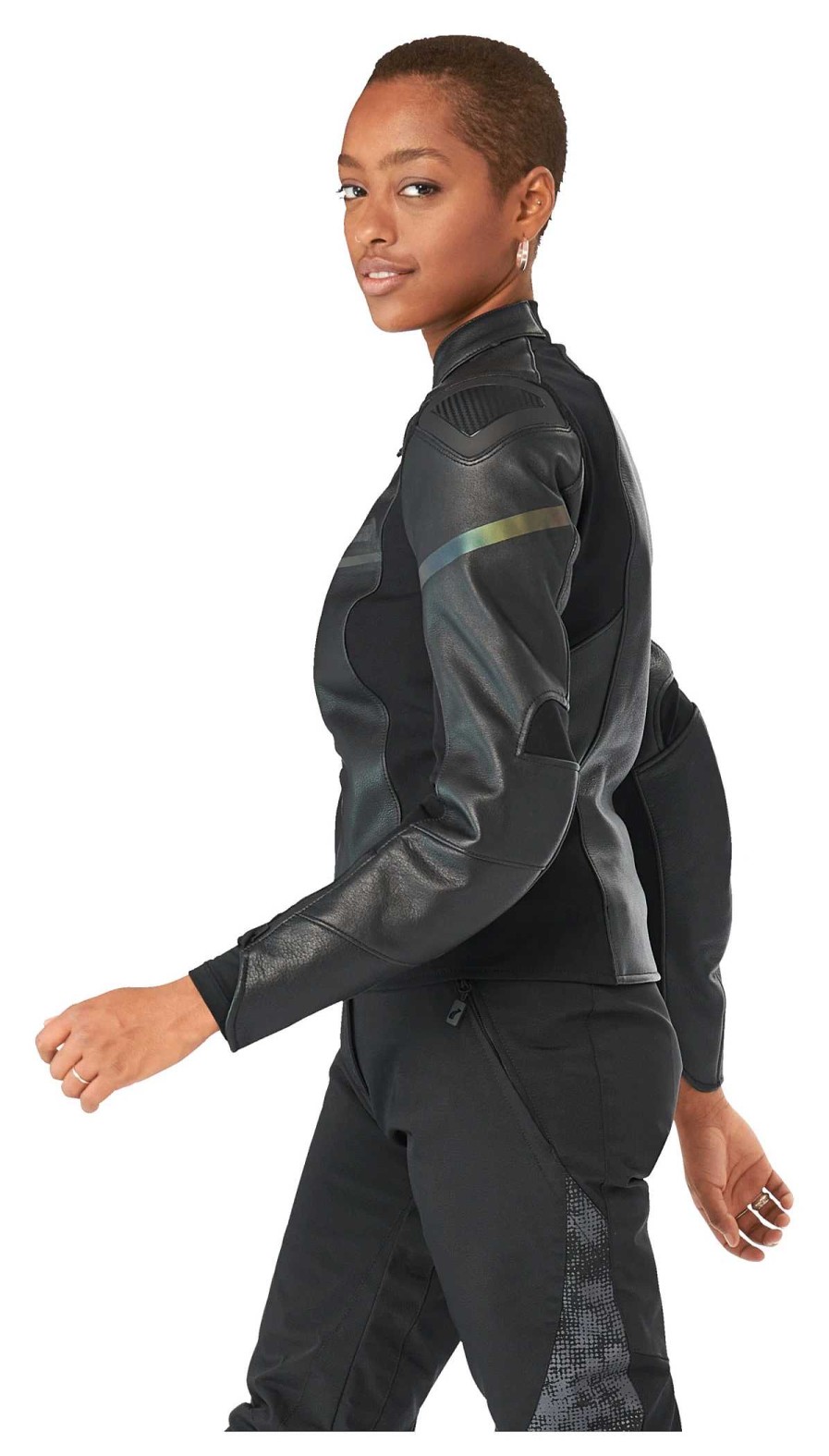 New Rekurv Rekurv C-21.01 Women'S Leather Combination Jacket