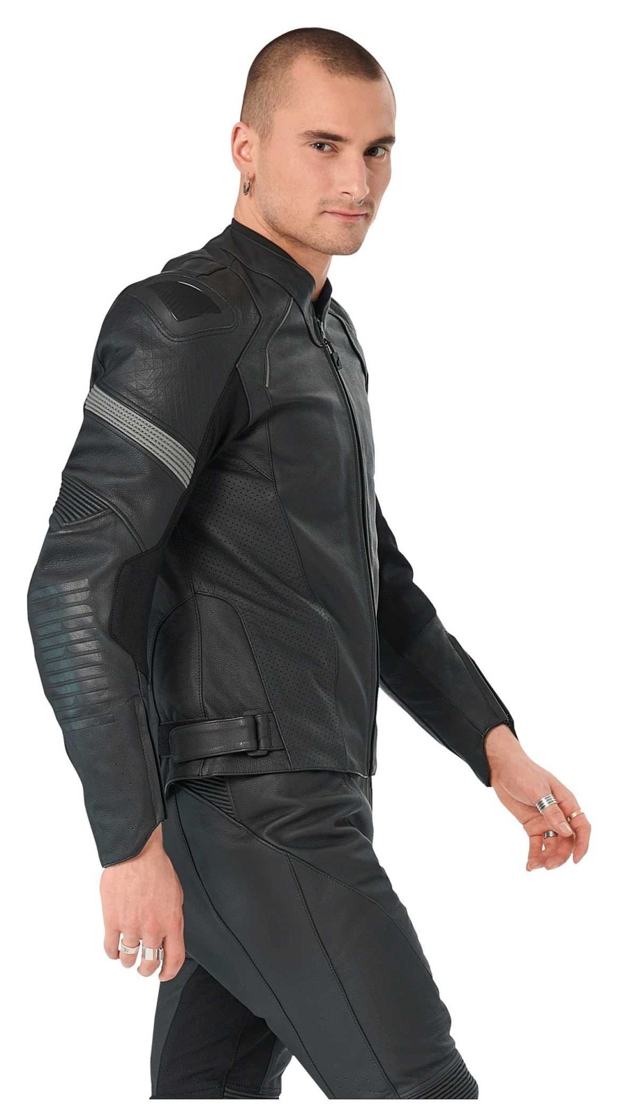 Wholesale Rekurv Rekurv C-11.01 Leather Combination Jacket