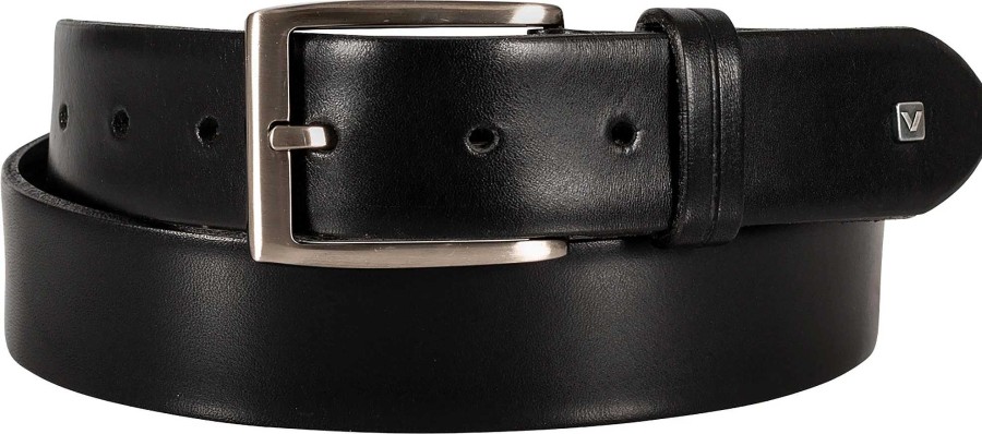 New Vanucci Vanucci Vxa-1 Leather Belt Black