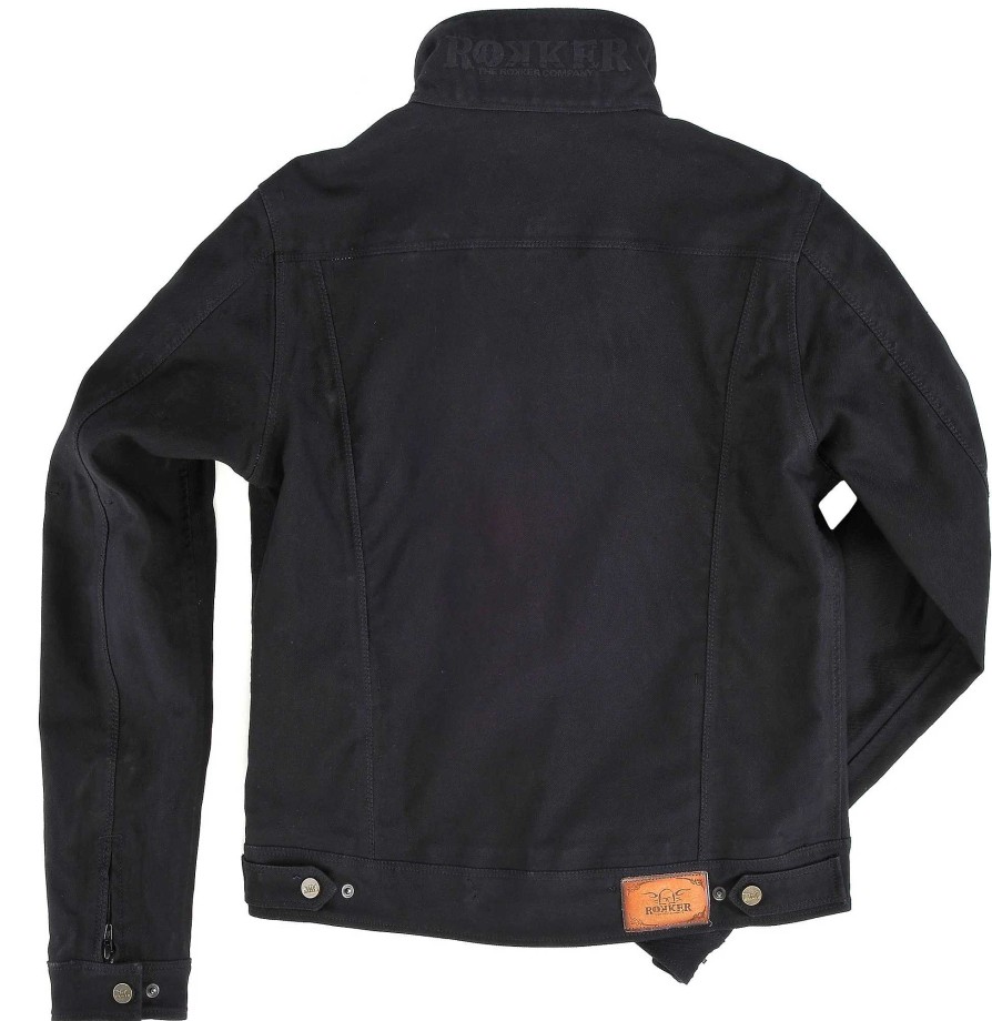 Clearance Rokker Rokker Black Jacket Denim Jacket