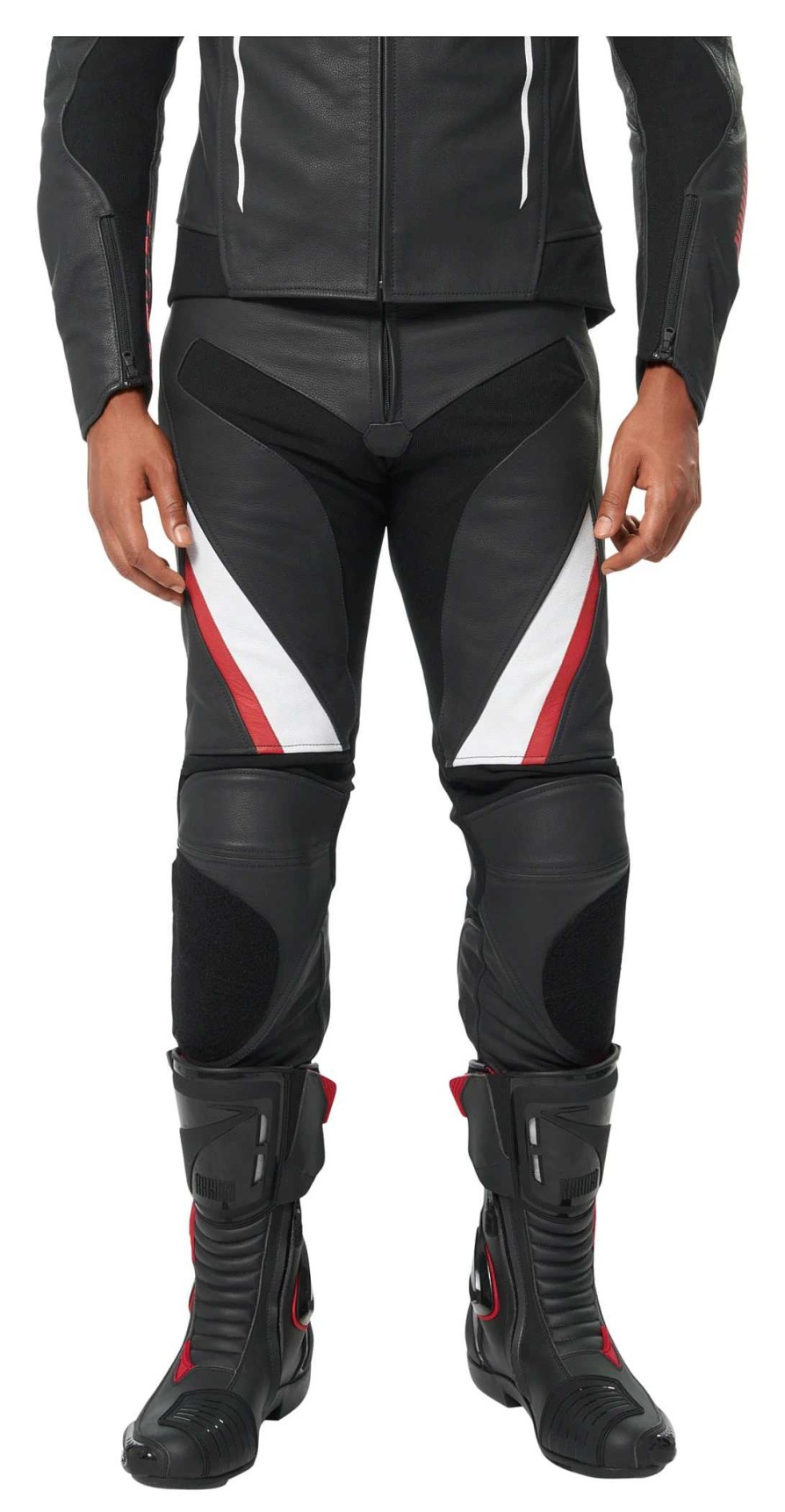 Hot Rekurv Rekurv C-10.03 Leather Combination Trousers