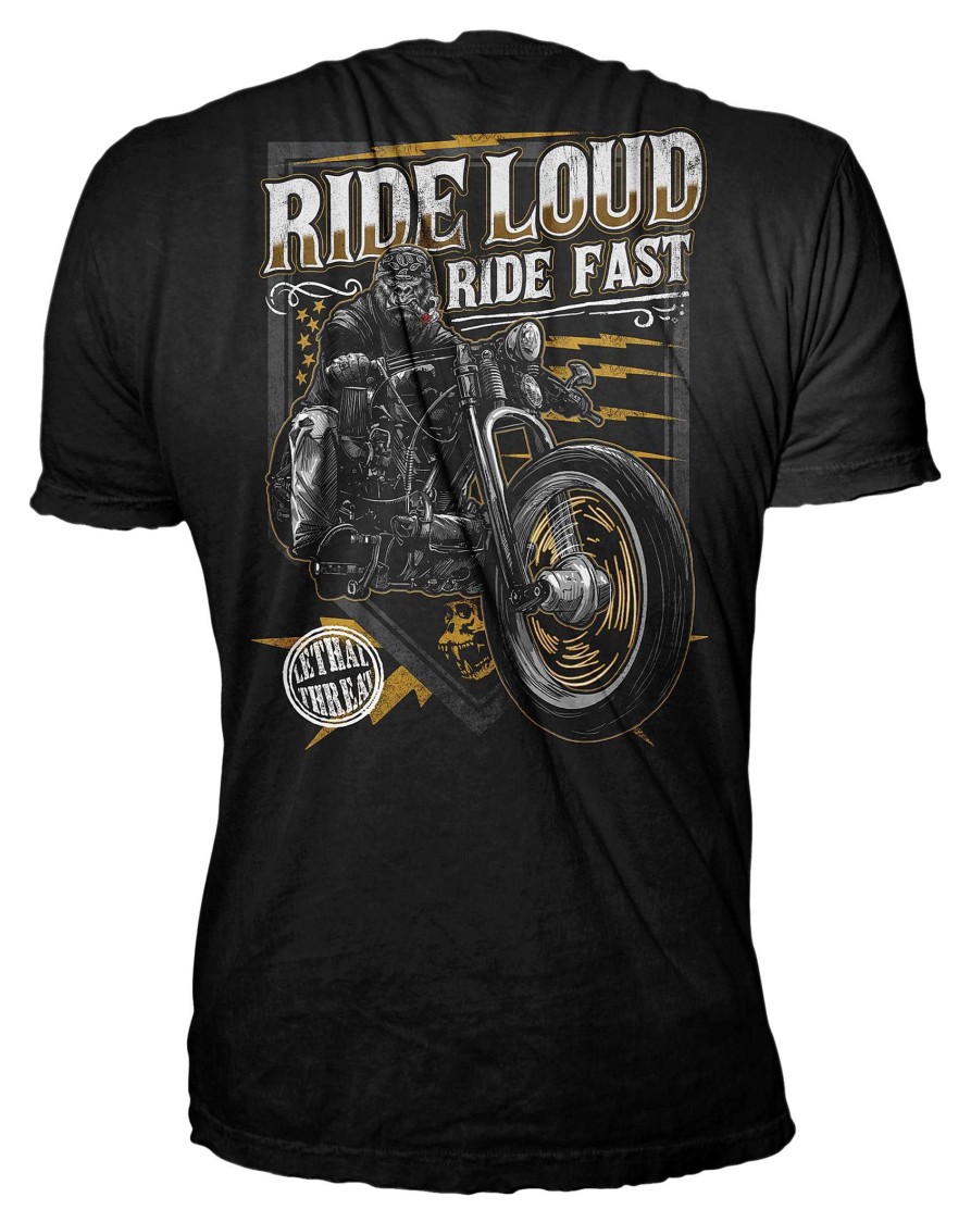 Wholesale Lethal Threat Lethal Threat Ride Loud Gorilla T-Shirt