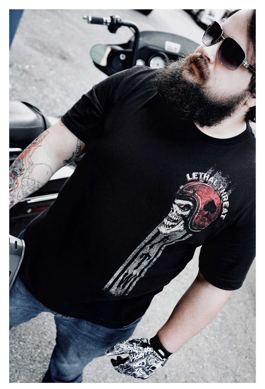 New Lethal Threat Lethal Threat Forever Two Wheels T-Shirt