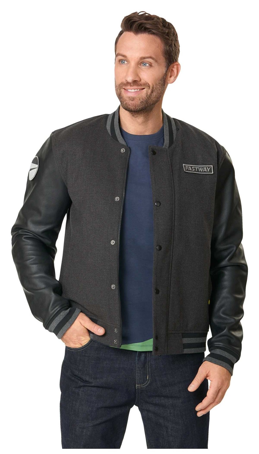 Clearance Fastway Fastway City Men 201 Textile Jacket