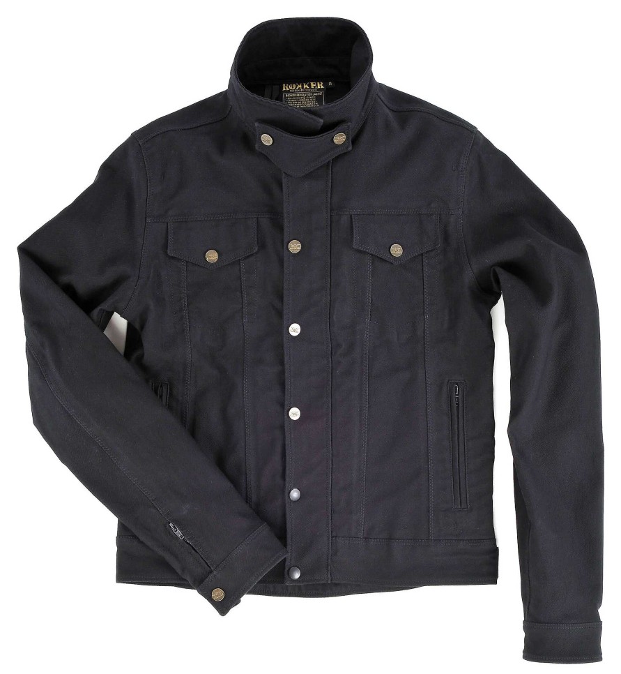 Clearance Rokker Rokker Black Jacket Denim Jacket