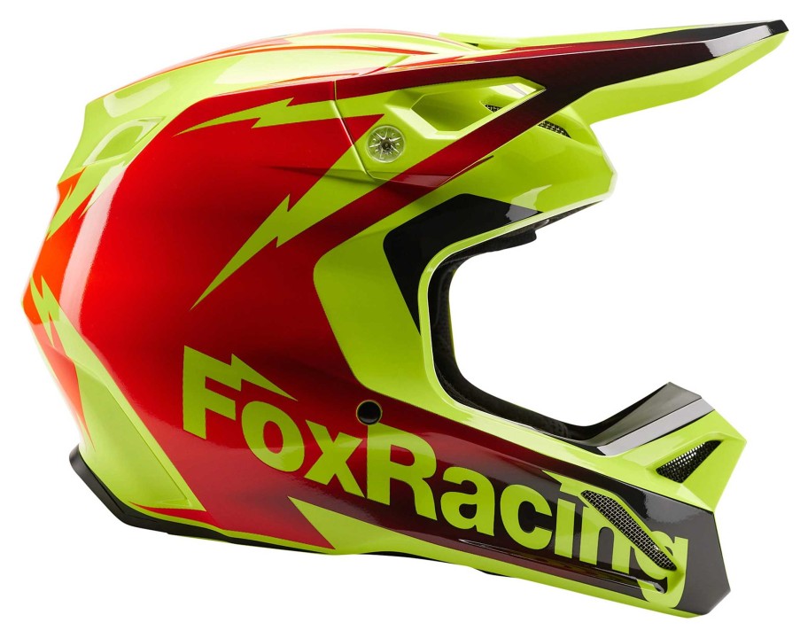 Clearance Fox V1 Statk Cross Helmet