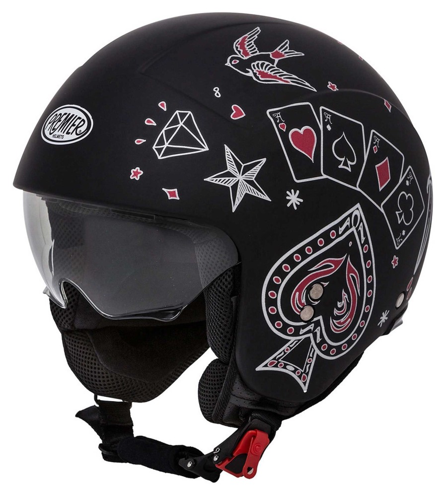 Wholesale Premier Helmets Premier Rocker Open Face Helmet