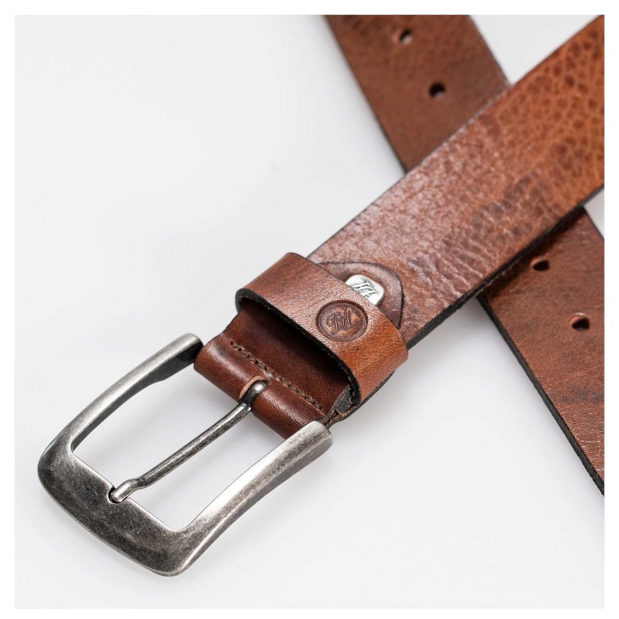 Clearance Detlev Louis Detlev Louis Dl-Ac-4 Leather Belt, Brown