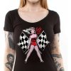 Clearance Lucky 13 Lucky 13 Flag Girl Women'S T-Shirt