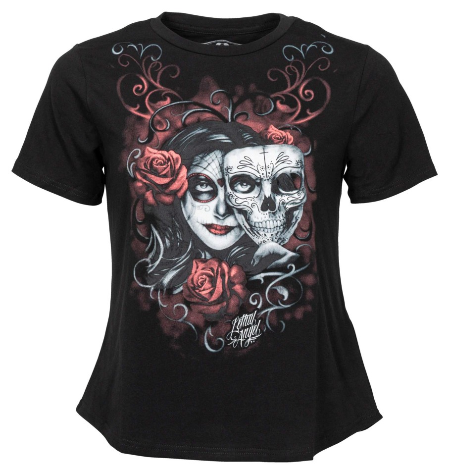 Hot Lethal Angel Lethal Angel Two Faced Women'S T-Shirt