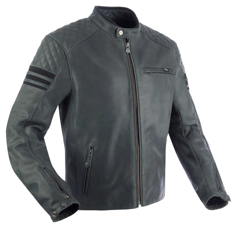 Clearance Segura Segura Track Leather Jacket