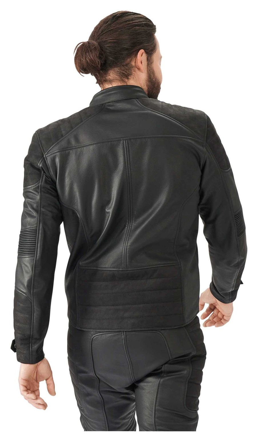 New Detlev Louis Detlev Louis Dl-Jm-5 Leather Combination Jacket